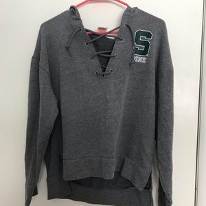 PINK Michigan State Spartans Hoodie